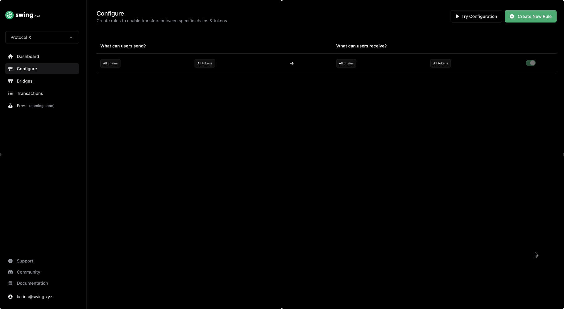 acessing a hosted project