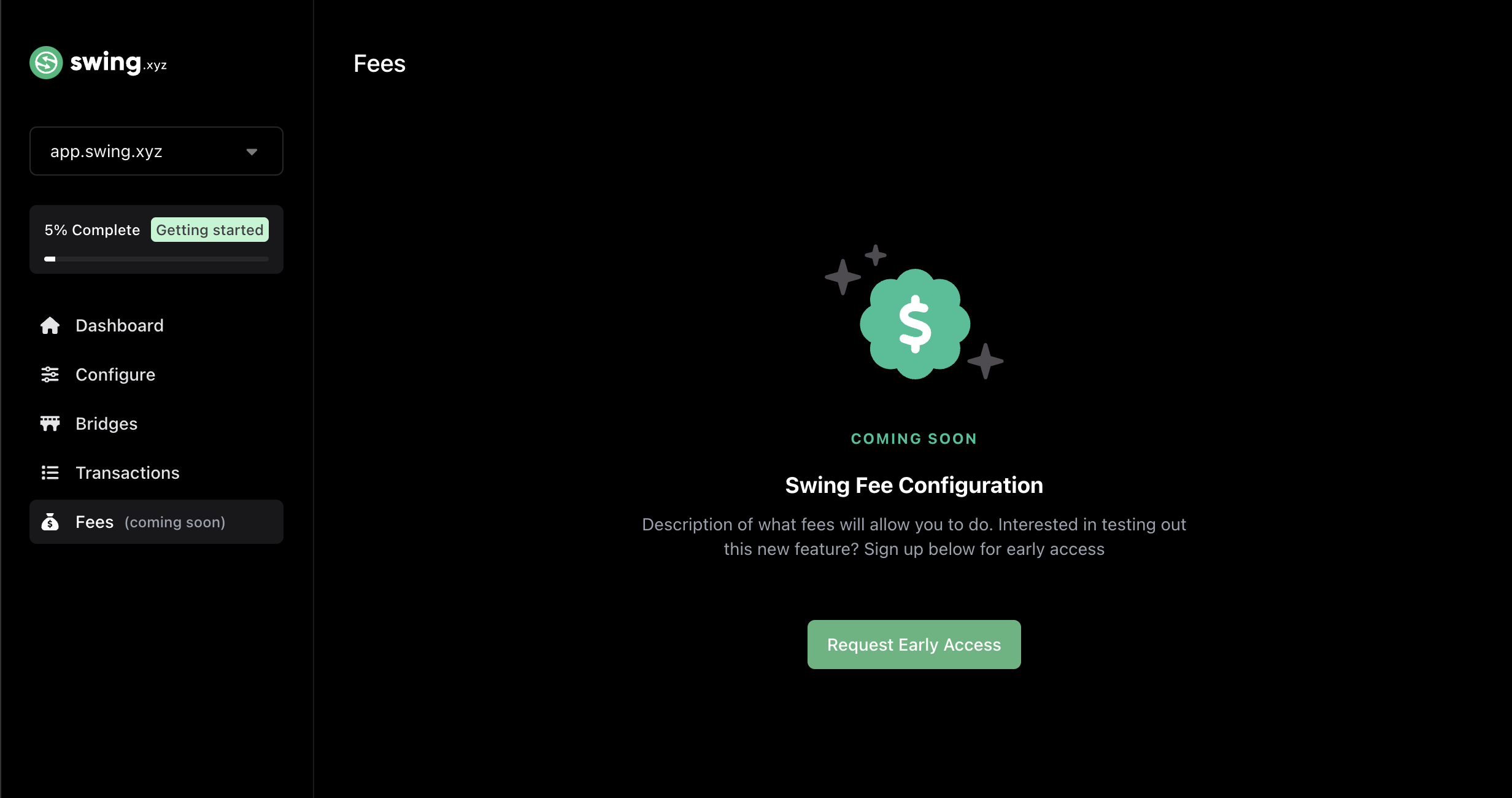 Configure partner fees