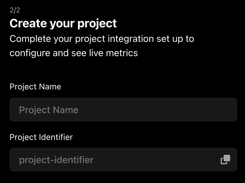 Swing Project Name