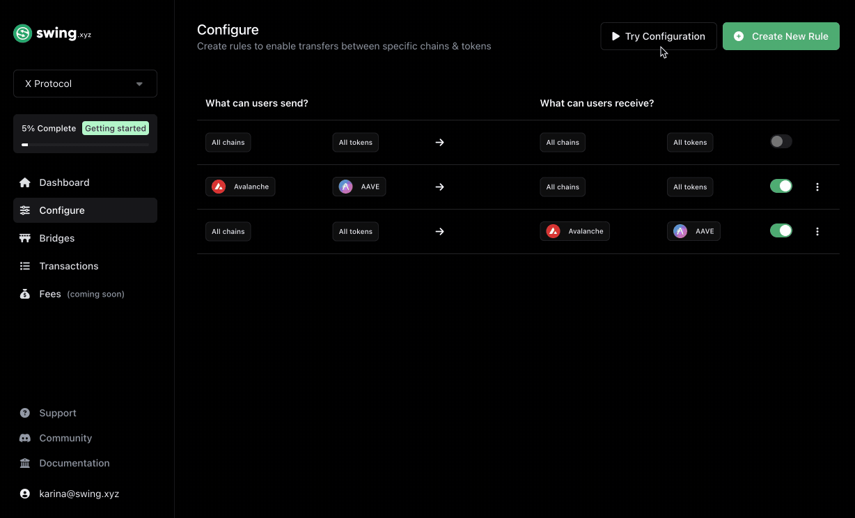 Try your configuration